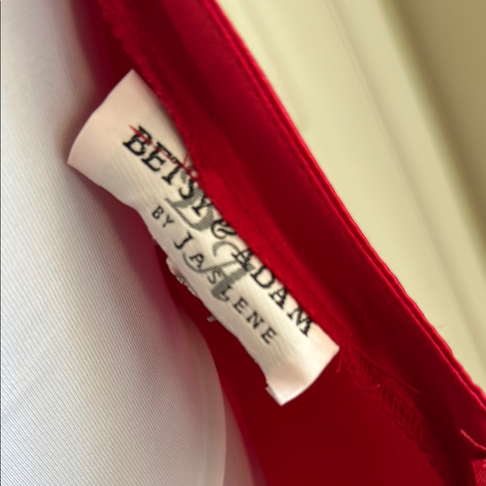Betsy & Adam Red Maxi Dress - Picture 10 of 13